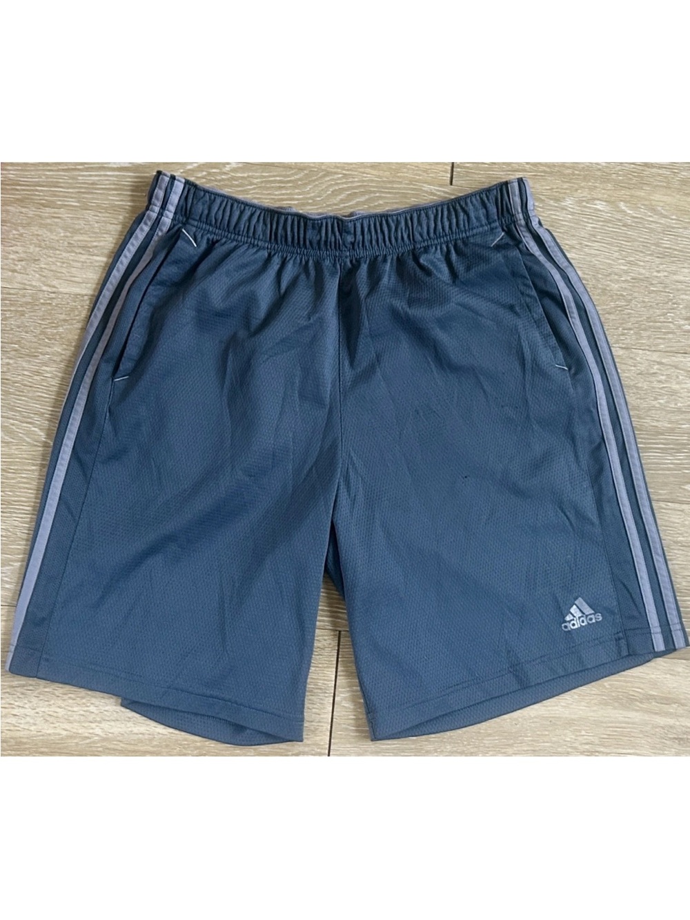 Adidas Climalite 3-Stripe Athletic Shorts Men’s Large Black Performance